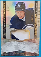 2016-17 Patrik Laine SPX Extraordinary Materials Rookie Jersey Patch RC /25