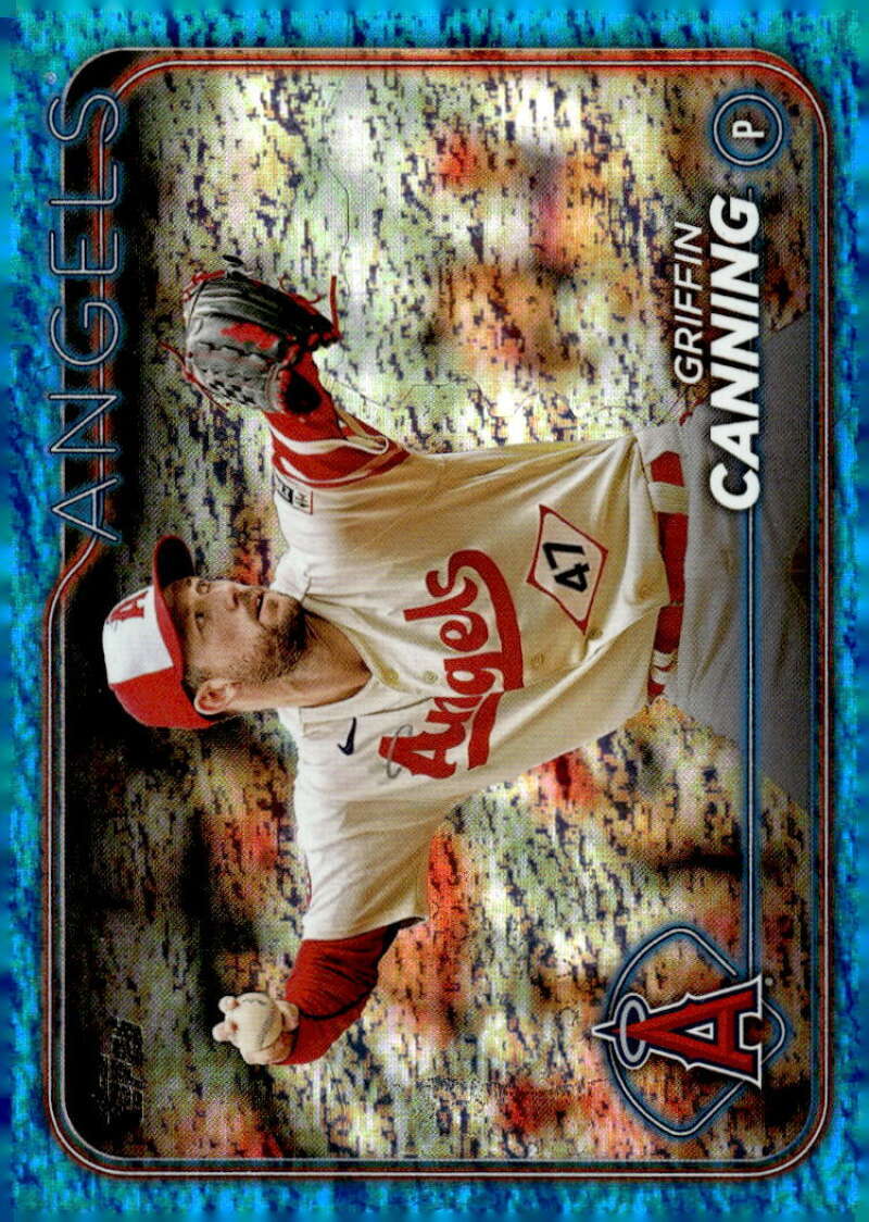 GRIFFIN CANNING 2024 Topps /999 HoloFoil Blue #69 MLB Angels  ID:94178