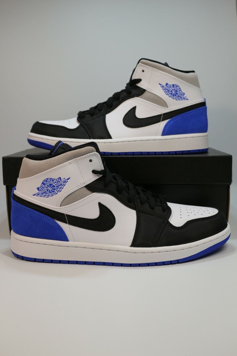 Nike Air Jordan 1 Mid SE Union Royal Black Toe Men's & Gs Nike Air Jordan 1 Mid SE Union Royal Black Toe Men's & Gs