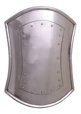 Rechteckiger Buckler mit r&uuml;ckseitiger Polsterung