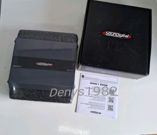 Soundigital 3000.1 - 1 Ohmios Evo6 / Amplificador Digital 3000 Watts Rms 1 Canal - Imagen 13 de 21
