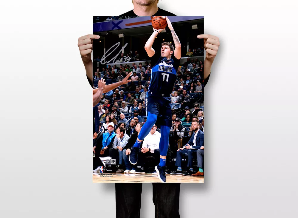 Luka Doncic Art Poster Dallas Mavericks Basketball Hand Made Posters Canvas  Print Kids Wall Art Man Cave Gift Home Decor