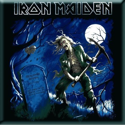 Iron Maiden Benjamin Breeg Album Cover Metall Stahl Kuhlschrankmagnet Offizielle Ebay