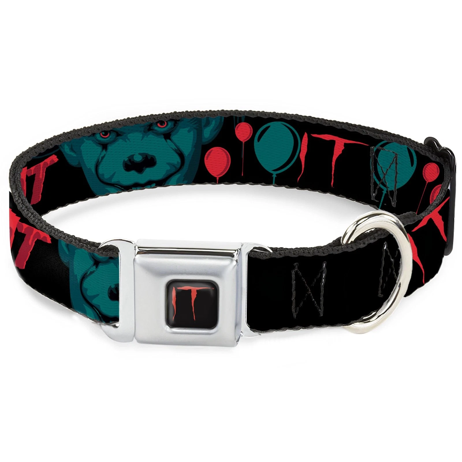 Warner Bros. Horror Movies Pet Collar, Dog Collar Metal Seatbelt Buc (US IMPORT)