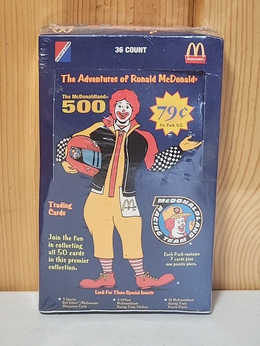 1996 Factory 500 Adventures of Ronald McDonald Trading Cards for
