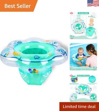 Safe Inflatable Baby Pool Float with Double Airbag Seat for Infants 6-12