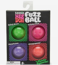 AUTHENTIC Needoh Teenie Fuzz Balls- Nee Doh Squishy Fidget Toys - FAST SHIPPING