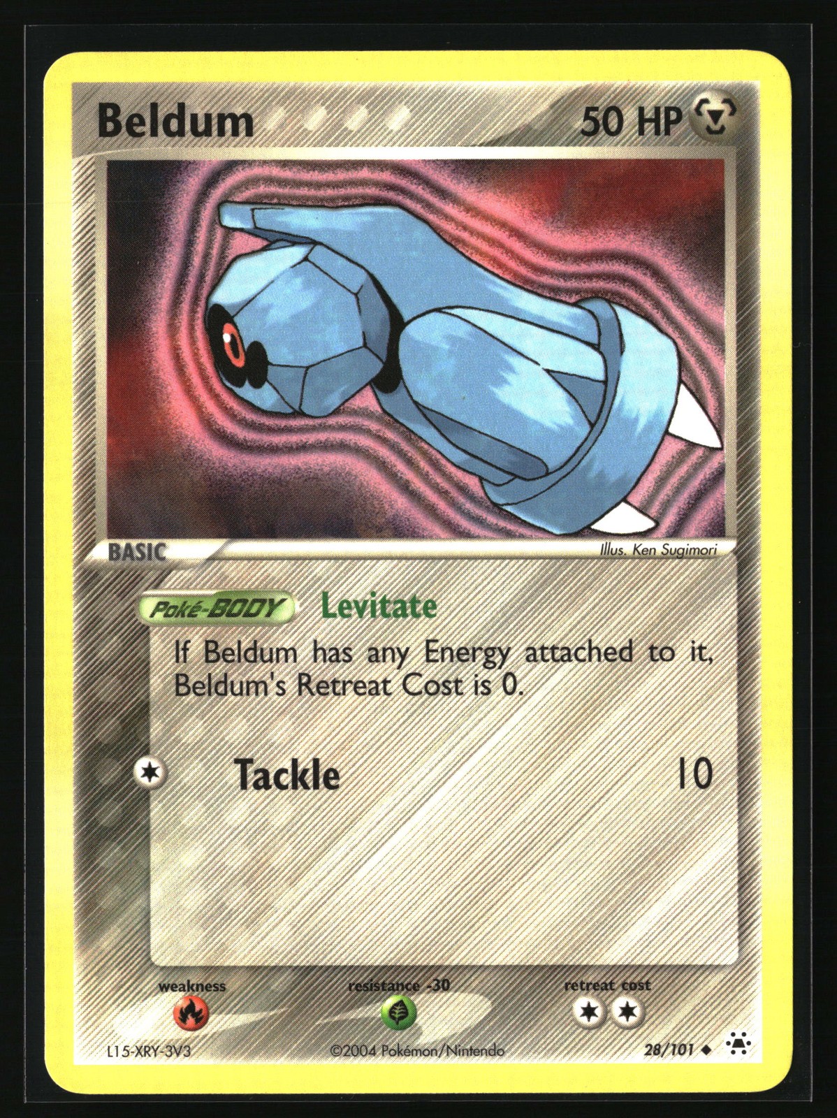 Beldum - Uncommon Hidden Legends 28/101 NM