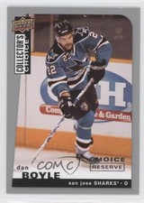 2008-09 Upper Deck Collector's Choice Choice Reserve Silver Dan Boyle #32 1u6