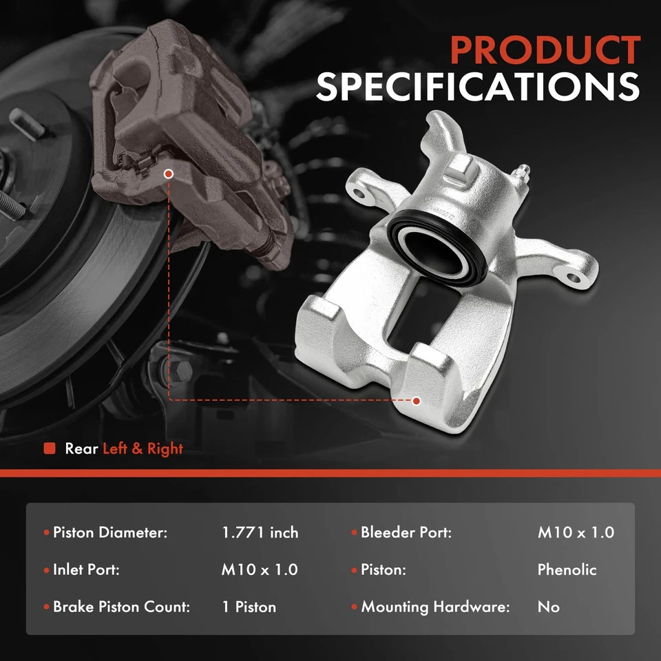 2x Pinza de freno trasera izquierda y derecha para Land Rover Range Rover Range Rover Sport Foto 2 de 4