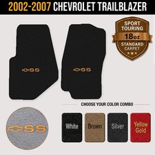 Avery Sport Touring Ss Bowtie Logo Front Floor Mats For 02-07 Trailblazer Azn