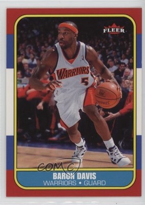2006-07 Fleer 1986-87 Fleer Design Baron Davis #10