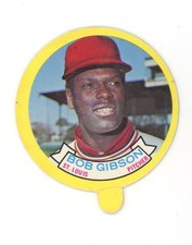 Bob Gibson 1973 Topps Candy Lid