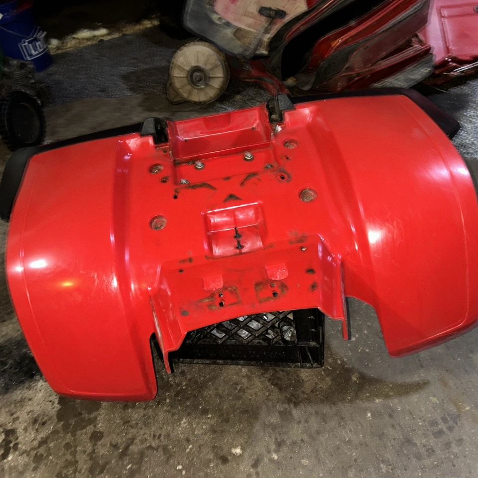 👀 NICE 84 85 Honda ATC125m ATC 125M Rear Fender Plastic Mudflaps OEM - Image 2 of 4