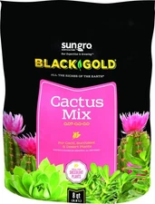 Black Gold Cactus Mix 8 qt Organic Potting Soil for Cacti and Succulents