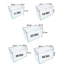 vasca vetro per acquari terrari tartarughiera rettilari ragni teca piante grasse