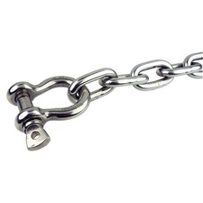 5/16 in.x5ft.Anchor Lead Chain in Stainless Steel