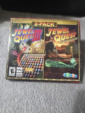 JEWEL QUEST 2-Pack Windows Computer Game. Sealed Rare 2009