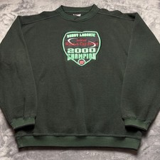 Vintage 2000 Bobby Labonte NASCAR Winston Cup Series Champion Sweater Mens Large