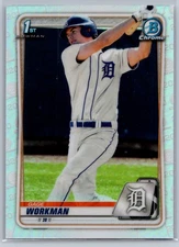 2020 Bowman Draft #BD-33 Gage Workman Chrome Refractor