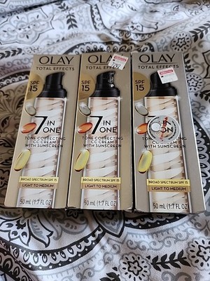 Olay Total Effects 7-n-1 CC Tone Correcting Moisturizer SPF15 1.7 oz 3X EXP 2026