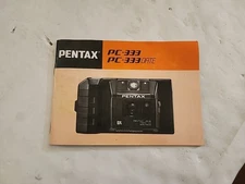 Pentax PC 333  " INSTRUCTION MANUAL." Genuine factory original book. .