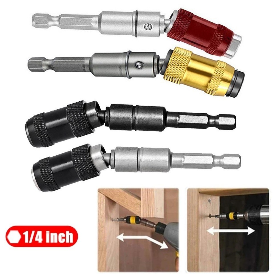 Magnetic Screw Drill Tip with Pivoting Hex Shank Holder Strong and ...