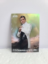 2025 Topps Chrome Star Wars Green Refractor /99 Master Codebreaker #88