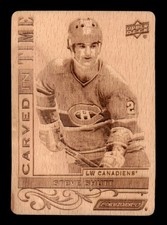 2024-25 Upper Deck Engrained Icons #CT-SH Steve Shutt Carved in Time