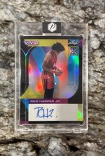 2022-23 Leaf Vivid RON HARPER JR Black Refractor Rookie Auto #/20 Boston Celtics