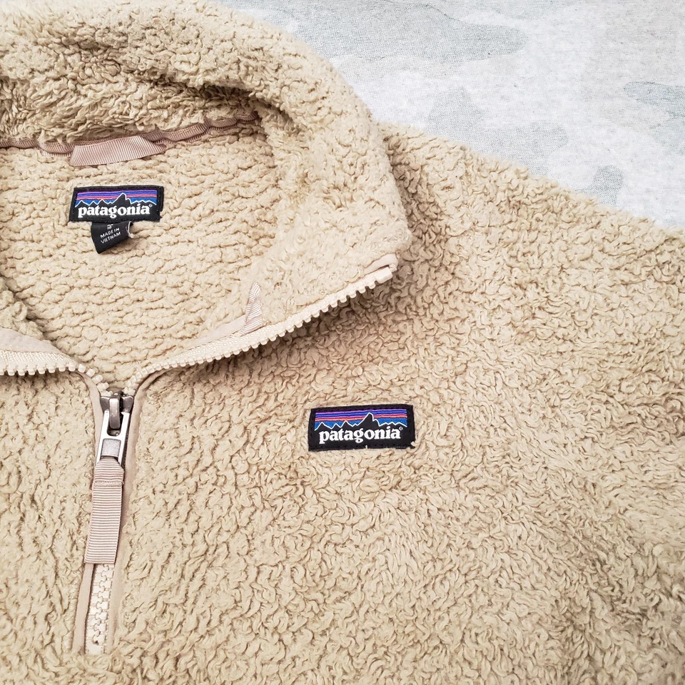 Sudadera Patagonia Juvenil Medio Tostado 1/4 Cremallera Manga Larga Los Gatos Polar Foto 4 de 4