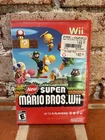 Nintendo Wii Super Mario Bros 2009 Video Game w/ Manual