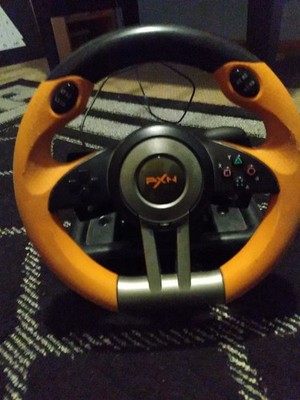 PXN V1 Racing Steering Wheel For Car Games With Pedals Works Great
