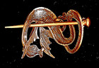 🐉 Vintage Bronze Dragon Hair Slide / Hair Stick Holder – Fantasy Celtic Renaiss — photo 6