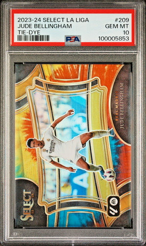 Jude Bellingham [Tie-Dye] #209 2023 Panini Select La Liga card