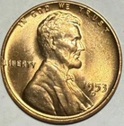 1953 D Lincoln Wheat Cent/Penny BU T315