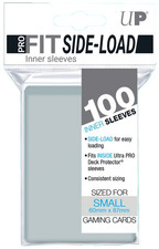 100 Ultra Pro Fit Small Size Side Load Card Inner Sleeve Double 60x87 Perfect