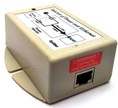 Desktop Power Over Ethernet Midspan Injector Adapter 19W 24V/0.8A POE-24i - Picture 2 of 6
