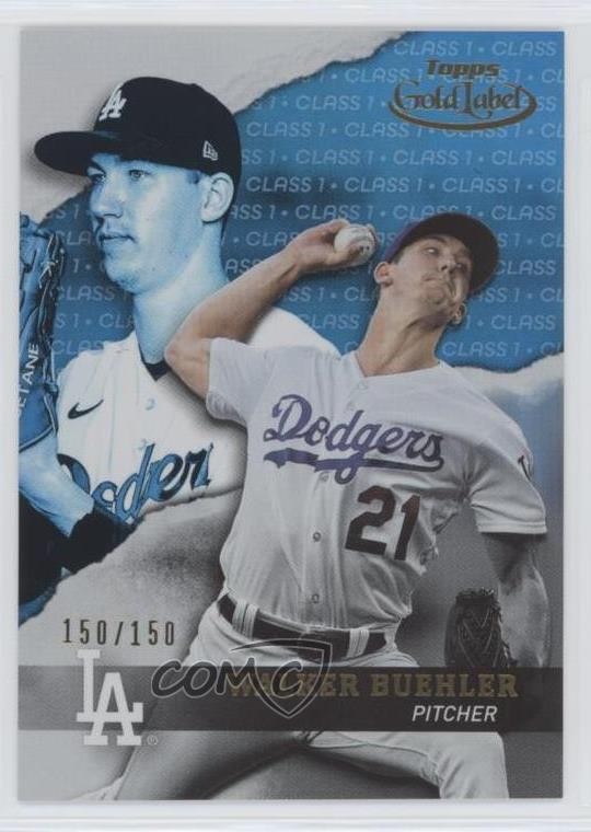 2020 Topps Gold Label Class 1 Blue /150 Walker Buehler #50 2r8