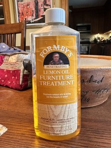 Formby’s Penetrating Lemon Oil Wood Furniture Treatment 60% Full 16 oz Original
