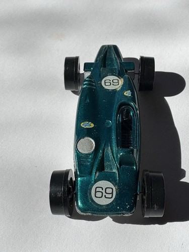 ORIGINAL OWNER HOT WHEELS REDLINE 1969 AQUA SHELBY TURBINE HONG KONG - Picture 4 of 15