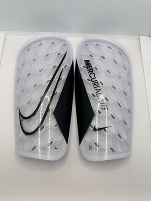 Nike Mercurial Lite Schienbeinschoner, Größe XL, weiß