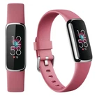 Fitbit Luxe Fitness &Wellness Tracker Orchid/Platinum Stainless Steel S&L Bands