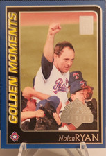 2001 Topps Opening Day Golden Moments Nolan Ryan Texas Rangers Baseball #163