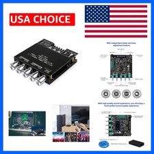 Wireless Bluetooth 5.0 Audio Amplifier Board with Subwoofer Output Protection