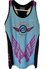 COEUR Triathlon Tank Top Shirt XL Sleeveless Built In Bra Train Run Cycling