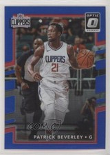 2017-18 Panini Donruss Optic Blue Prizm 27/49 Patrick Beverley #61 02v3