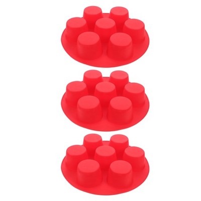 3 PCS Air Fryer Waffle Pan Mini Cupcake Pans Silicone Dessert Cups