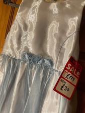 baby blue organza flower girl dress by Designer Jessica McLintock . New not worn