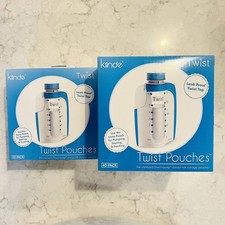 Kinde Twist pouches sterilized Direct-pump breast milk storage baby 60 ct NEW